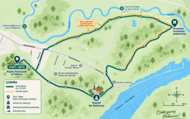 Mapka trasy _Aktywnie szlakiem historii Połańca_-kopia