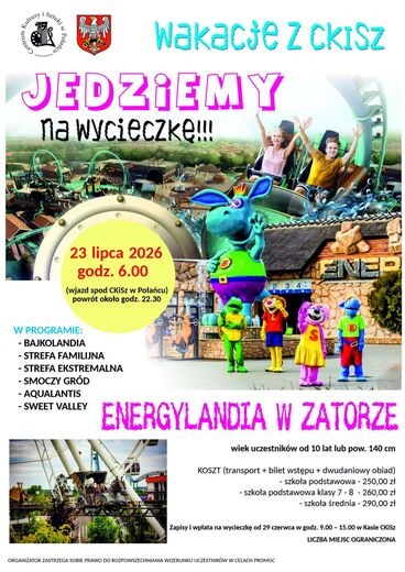 Wakacyjna wycieczka do Energylandii 
