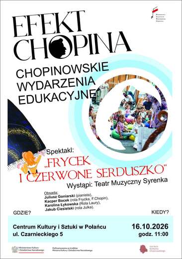 Chopin bliżej nas - spektakl ":Czerwone serduszko"
