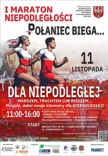 I Maraton Niepodległości "Połaniec biega"