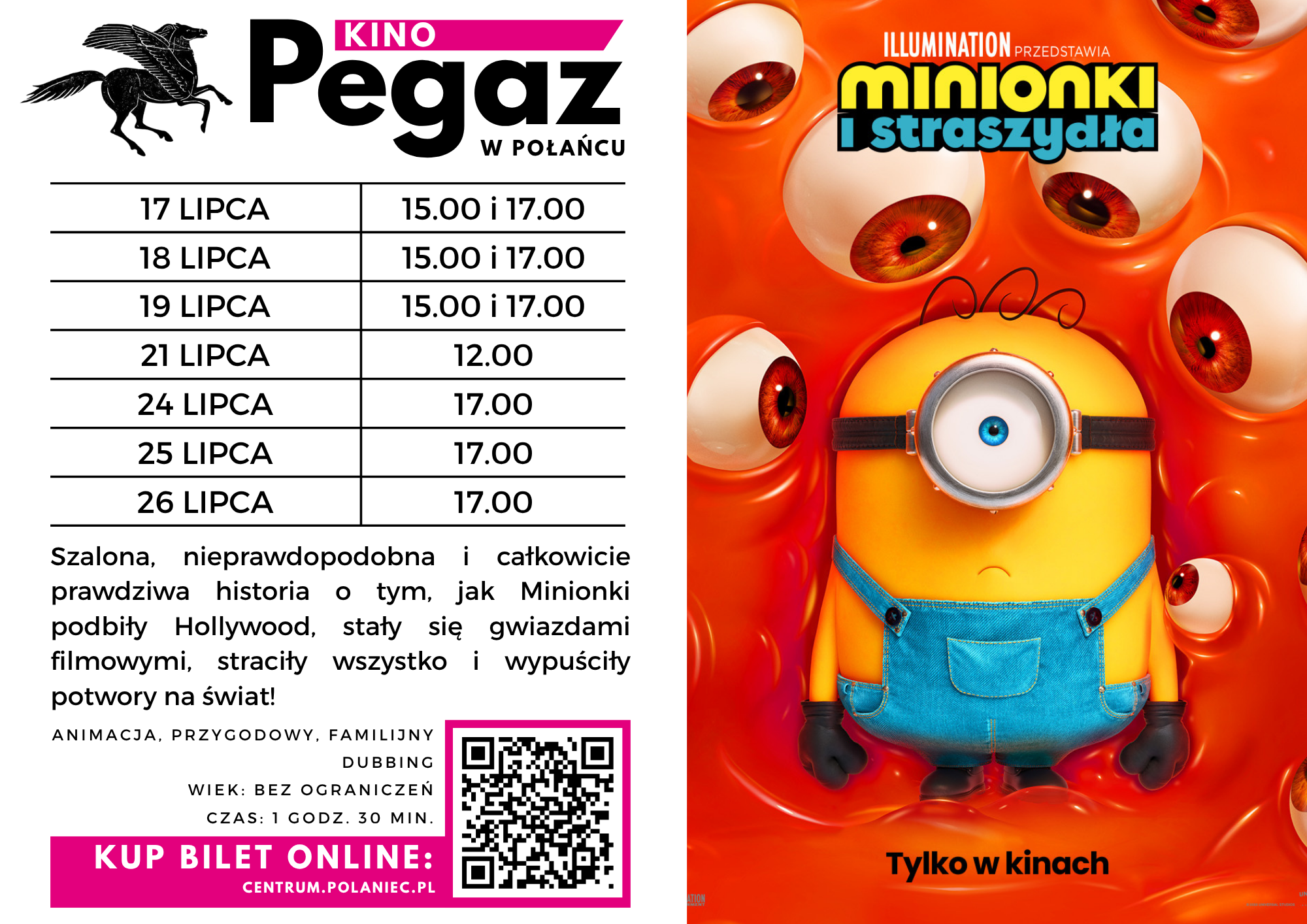 minionki plakat i&nbsp;informacje