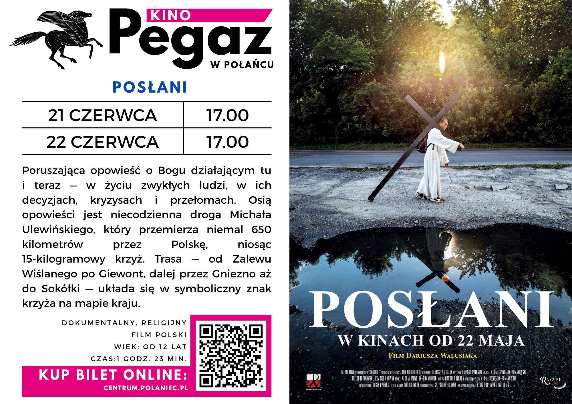 Plakat filmu "Posłani", opis i&nbsp;termin seansu w&nbsp;kinie "Pegaz"