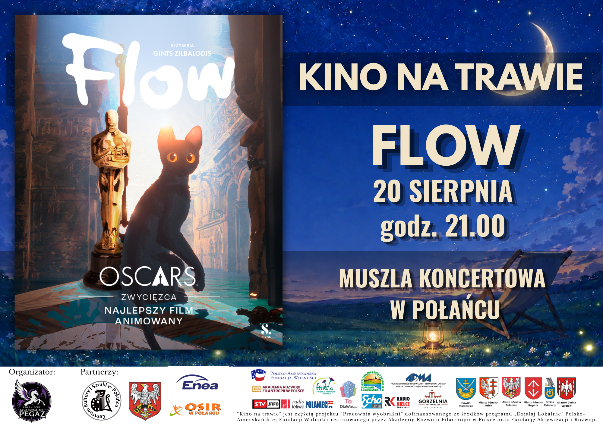 Plakat filmu "Flow" dzień i&nbsp;godzina wydarzenia