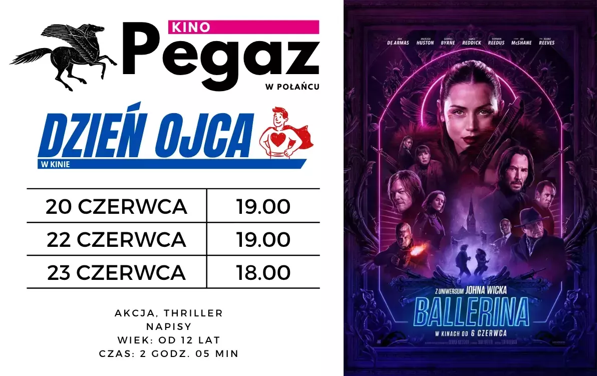 Zdjęcie do Dzień Ojca w Kinie - Zapraszamy na film "Ballerina. Z uniwersum Johna Wicka"