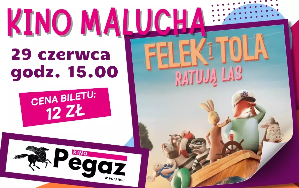 Zdjęcie do Kino "Pegaz" zaprasza na film "Felek i Tola ratują las"
