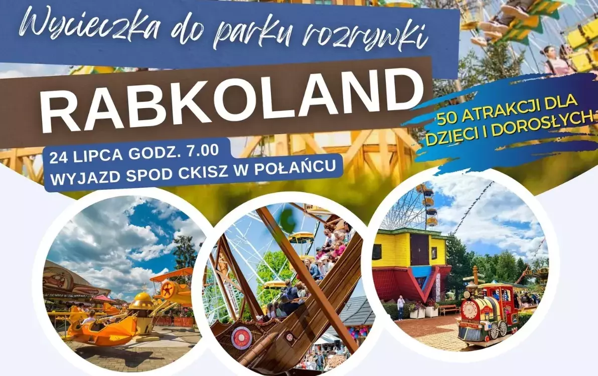 Zdjęcie do Trwają zapisy na wycieczkę do parku rozrywki Rabkoland 