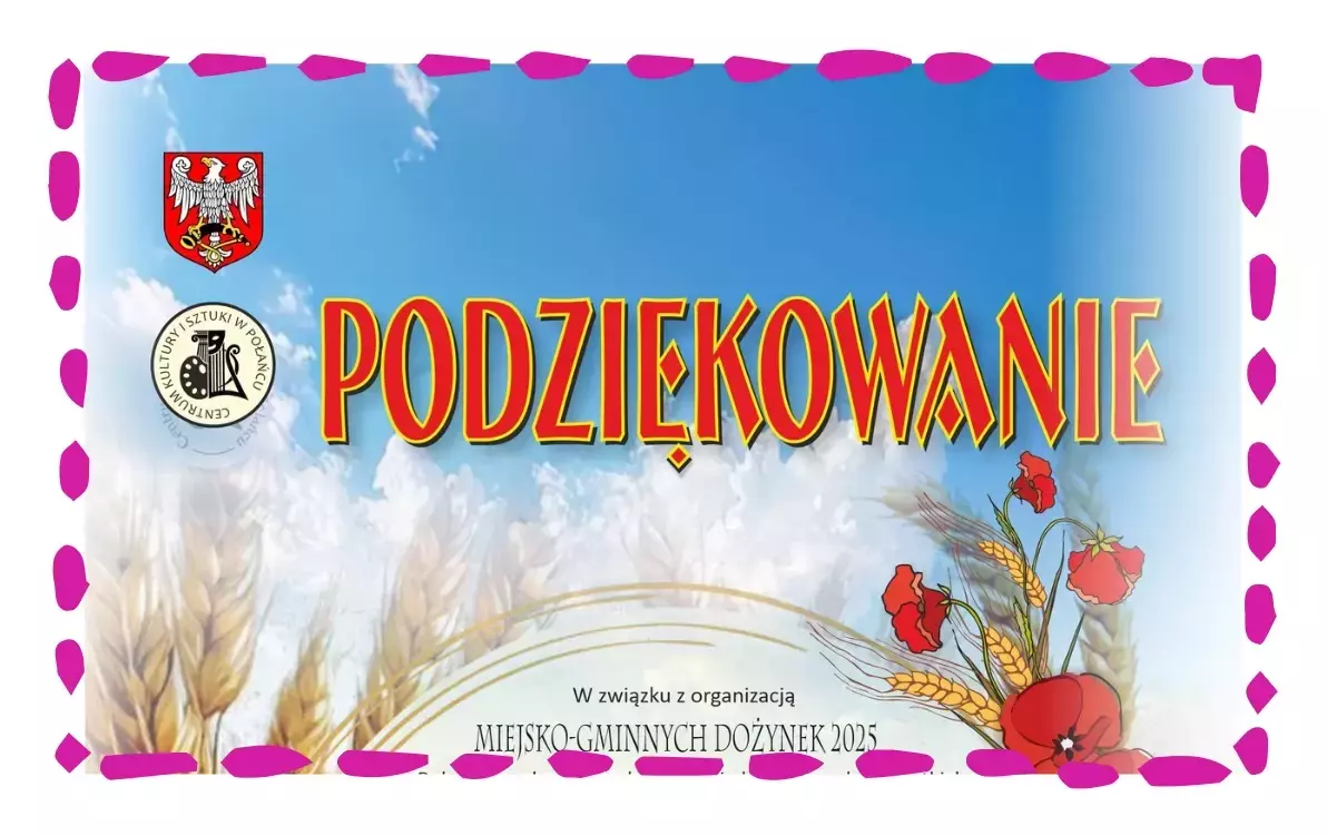 Zdjęcie do Dożynki miejsko-gminne 2025 - podziękowania 