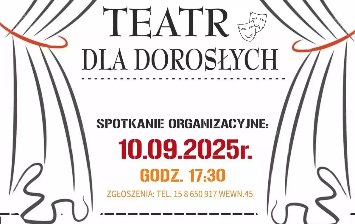 Zdjęcie do Zapraszamy na zajęcia teatralne dla dorosłych 