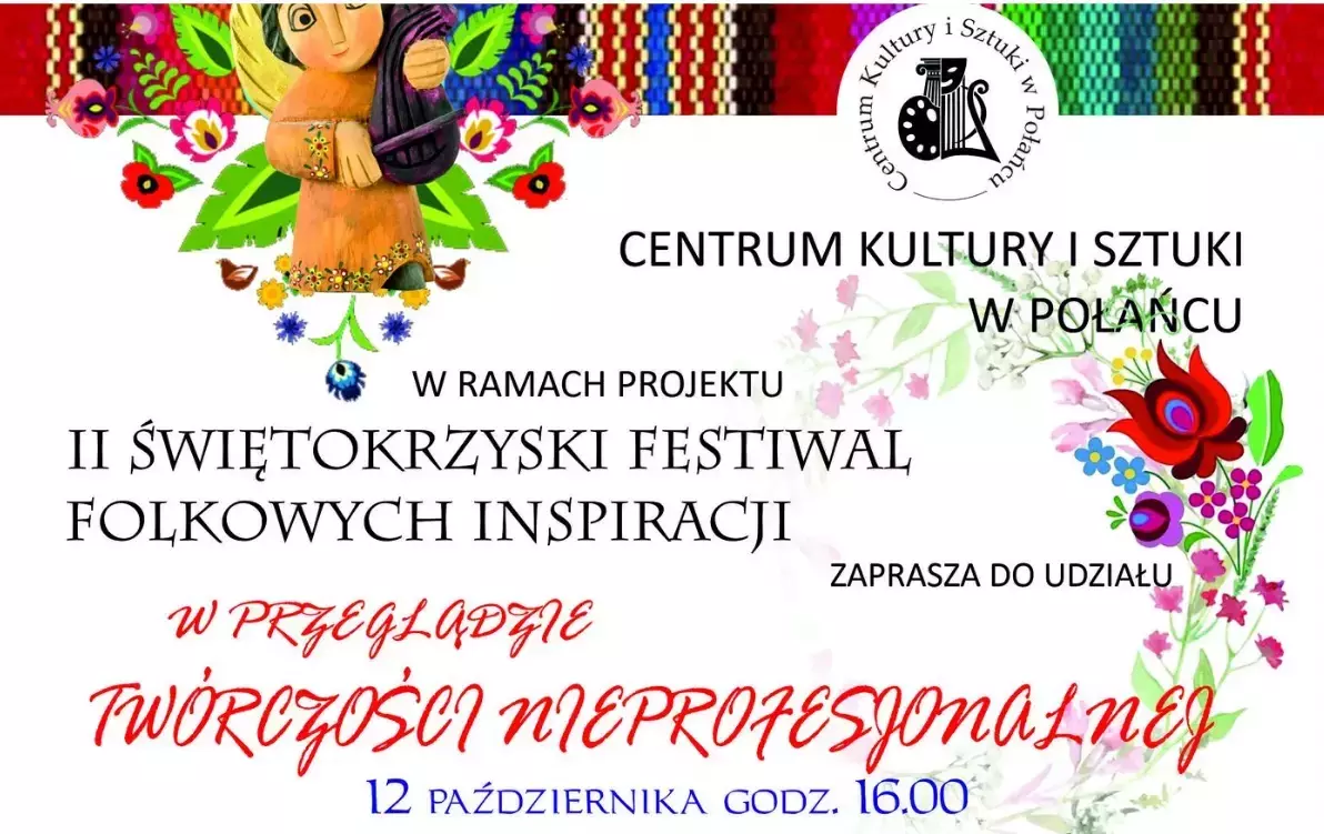 Zdjęcie do Przegląd Tw&oacute;rczości Nieprofesjonalnej - zachęcamy do zgłoszeń