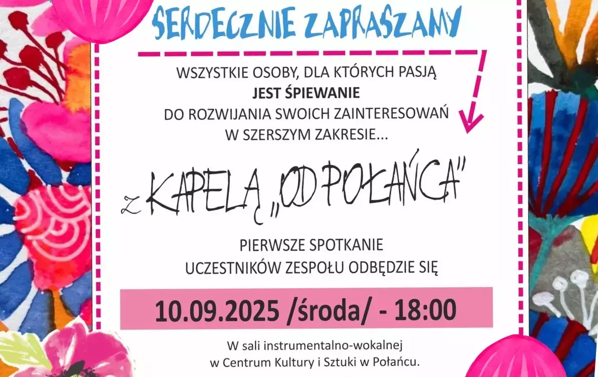 Zdjęcie do Tworzymy zesp&oacute;ł śpiewaczy! Zapraszamy na spotkanie organizacyjne 