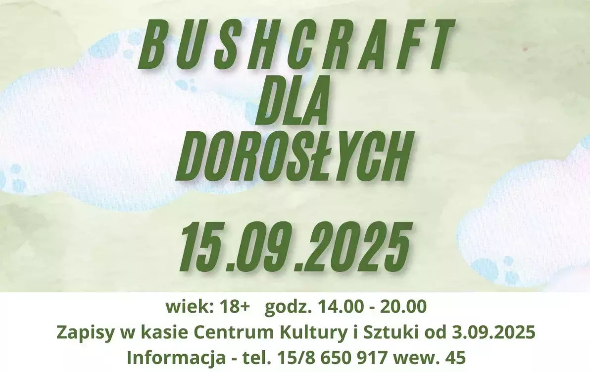 Zdjęcie do Bushcraft dla dorosłych - zapraszamy na wyjątkowe warsztaty