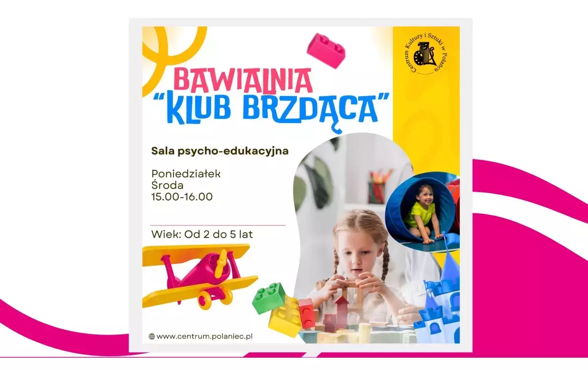 Zdjęcie do Bawialnia dla najmłodzych - zapraszamy na zajęcia "Klubu Brzdąca"