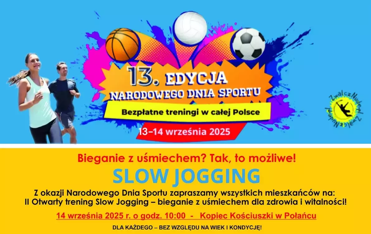 Zdjęcie do Zapraszamy na slow jogging