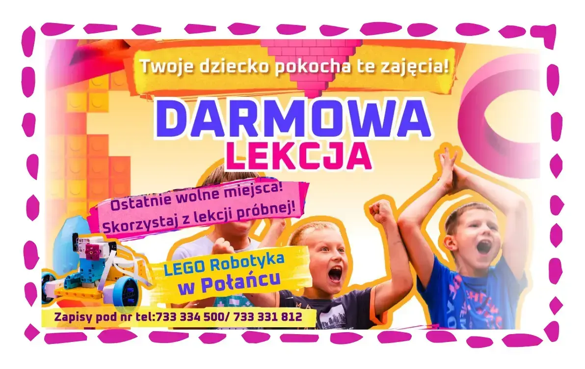 Zdjęcie do Ostatnie wolne miejsca na zajęcia robotyki! Skorzystaj z darmowej lekcji pr&oacute;bnej