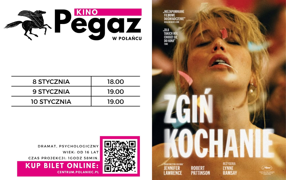 Zdjęcie do Kino "Pegaz" zaprasza na film "Zgiń kochanie"