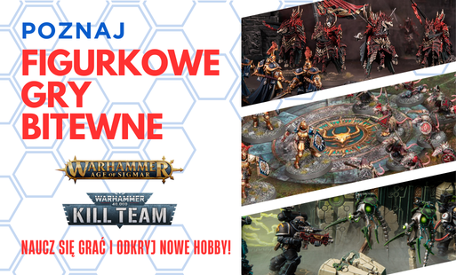 Zdjęcie do Rozgrywki gry bitewnej ""Warhammer: Age of Sigmar" oraz "Warhammer 40k: Kill Team" dla dzieci i dorosłych