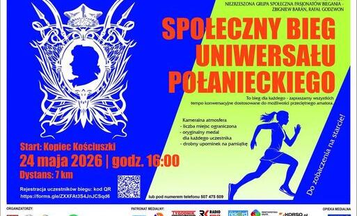 Zdjęcie do Społeczny Bieg Uniwersału Połanieckiego - zachęcamy do udziału