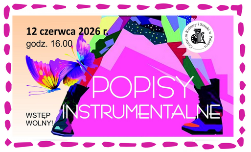 Miniatura wpisu - napis "Popisy instrumentalne", termin wydarzenia 