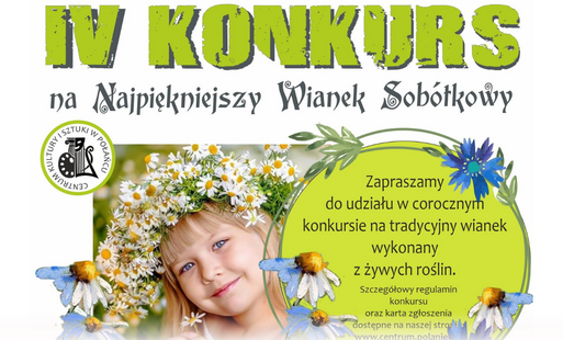 Miniatura wpisu- IV Konkurs na najpiękniejszy wianek sobótkowy