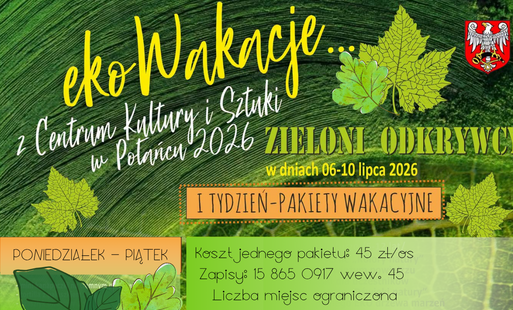 Miniatura wpisu - eko wakacje - pierwszy pakiet 