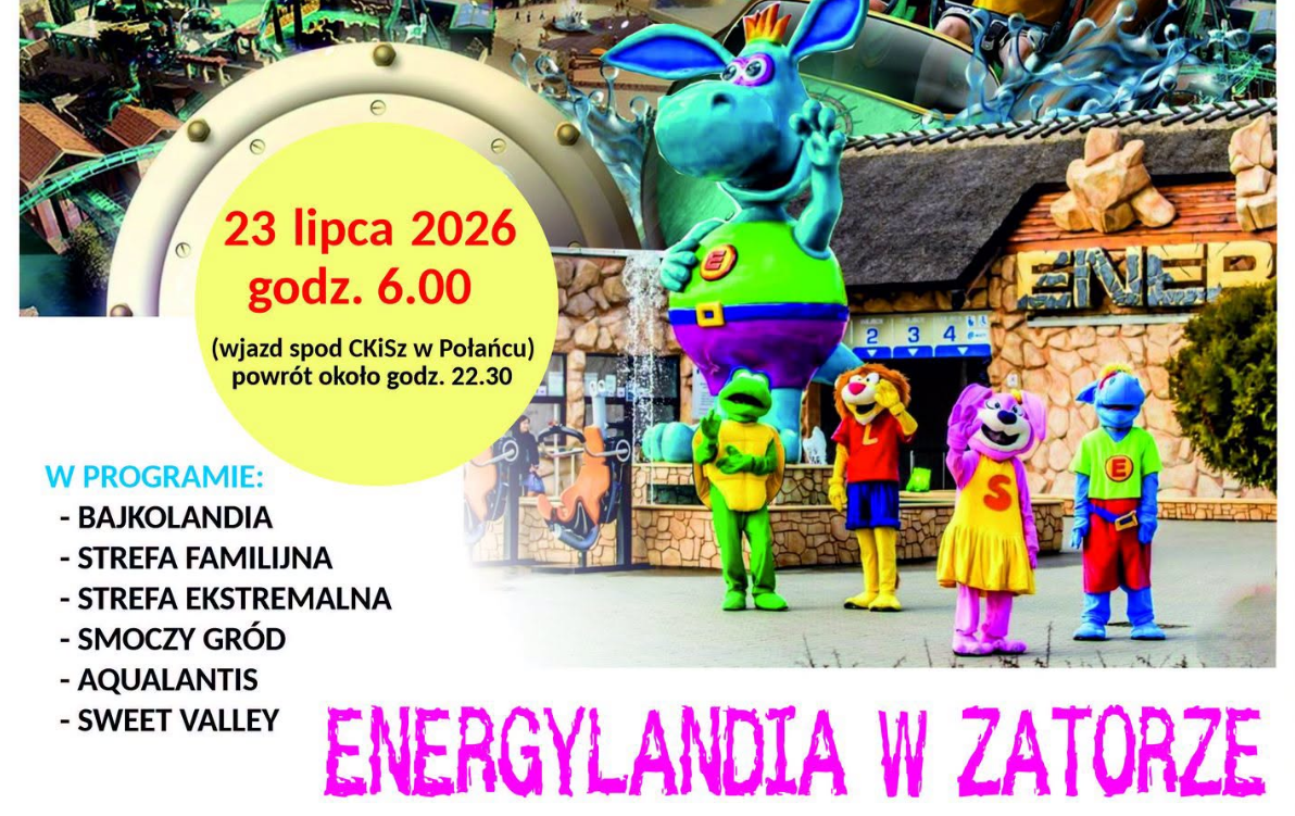 Zdjęcie do Wakacyjna wycieczka do Energylandii 