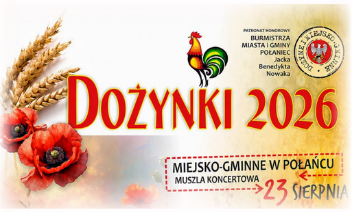 Miniatura wpisu - napis "Dożynki 2026"