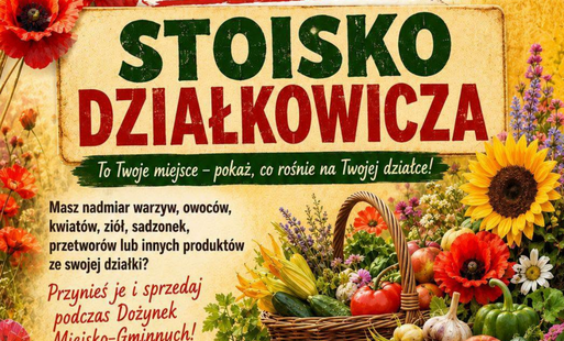 Zdjęcie do Stoisko działkowicza - zachęcamy wystawc&oacute;w do zgłoszeń