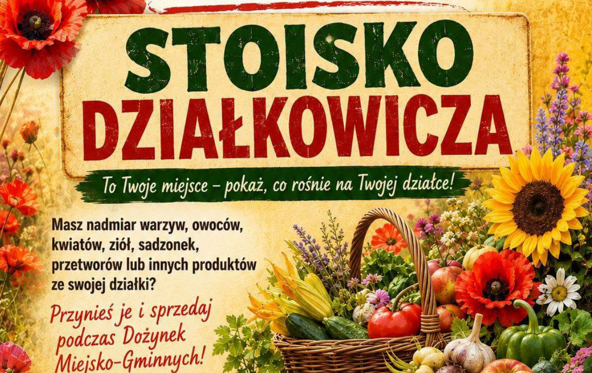 Zdjęcie do Stoisko działkowicza - zachęcamy wystawc&oacute;w do zgłoszeń