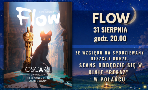 Zdjęcie do &bdquo;Kino na trawie&rdquo; w Kinie &bdquo;Pegaz&rdquo; - zmiana godziny i miejsca seansu filmu &bdquo;Flow&rdquo; 