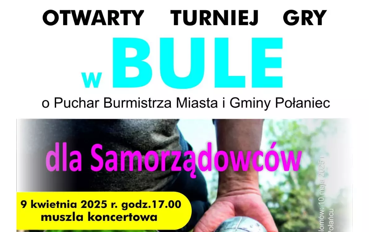 Zdjęcie do Zapraszamy samorządowc&oacute;w na turniej gry w bule 