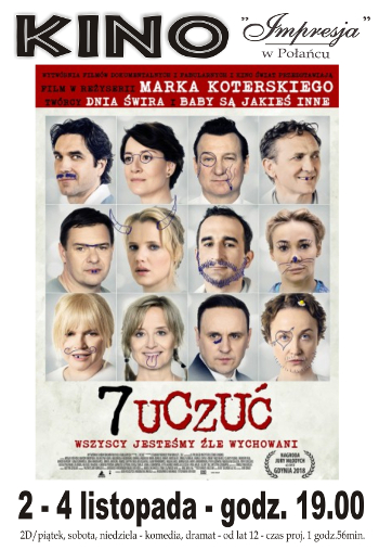 7 uczuć - plakat