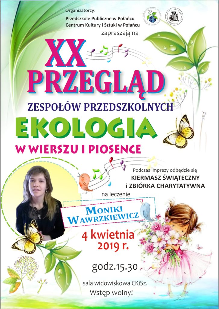 XX Przegląd Zespołów Przedszkolnych - "Ekologia w wierszu i piosence"