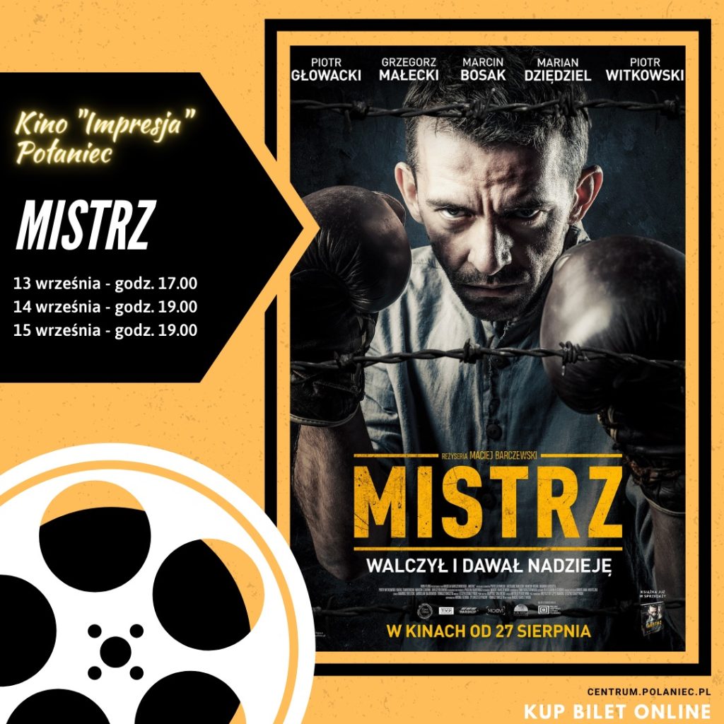 Plakat filmu Mistrz w Kinie Impresja