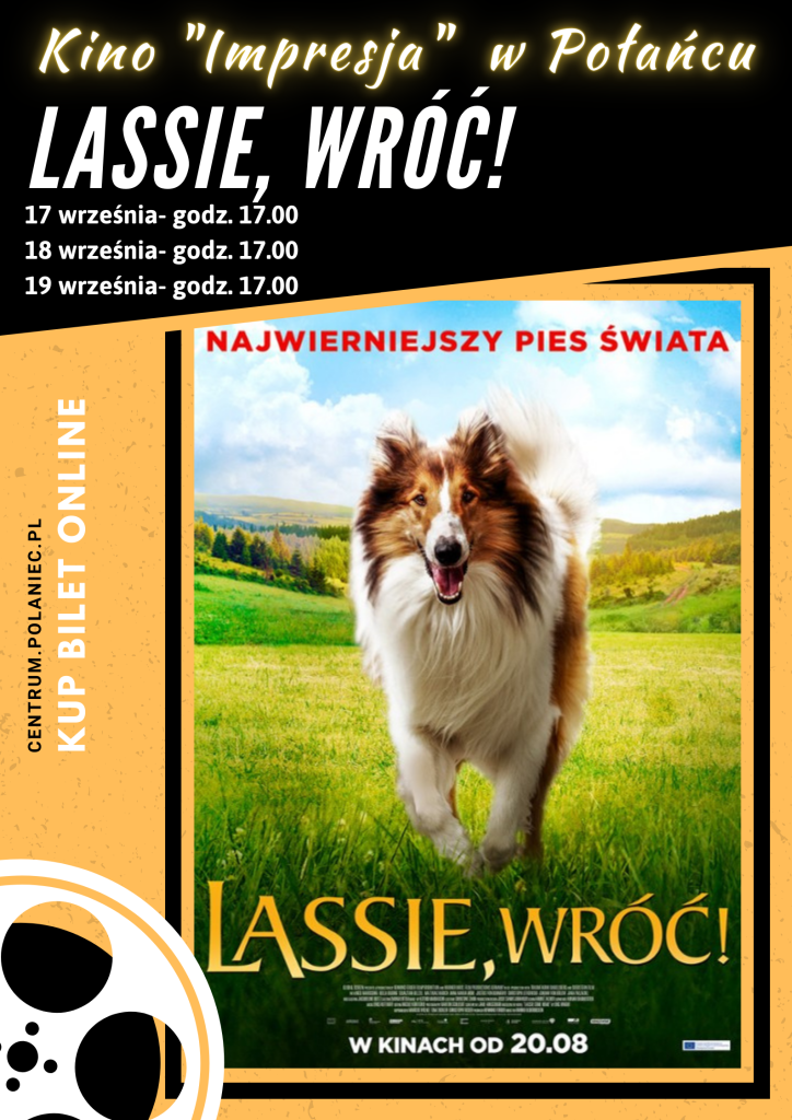 PLAKAT LASSIE, WRÓĆ W KINIE iMPRESJA