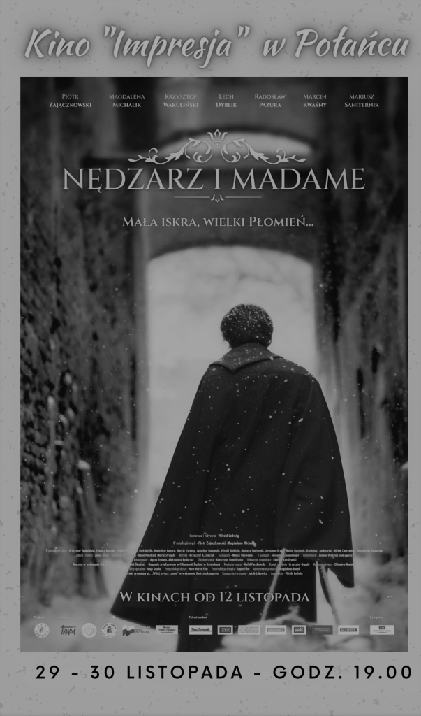 Plakat filmu Nędzarz i Madame