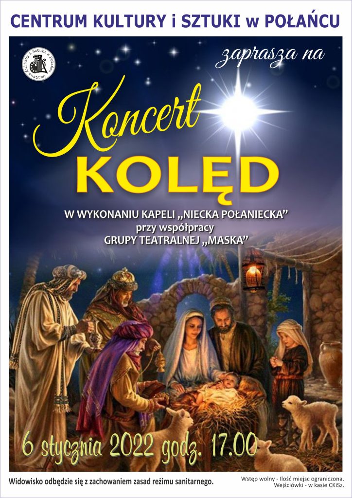 plakat Koncert Kolęd w CKiSz