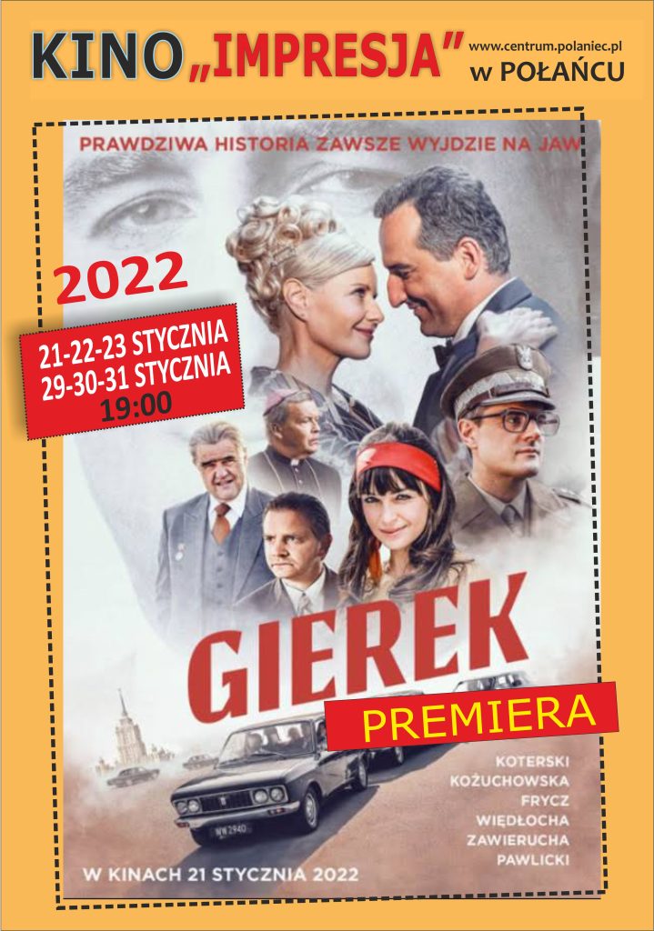 Plakat filmu Gierek