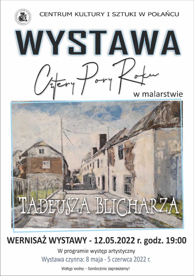 Plakat wystawa malarstwa