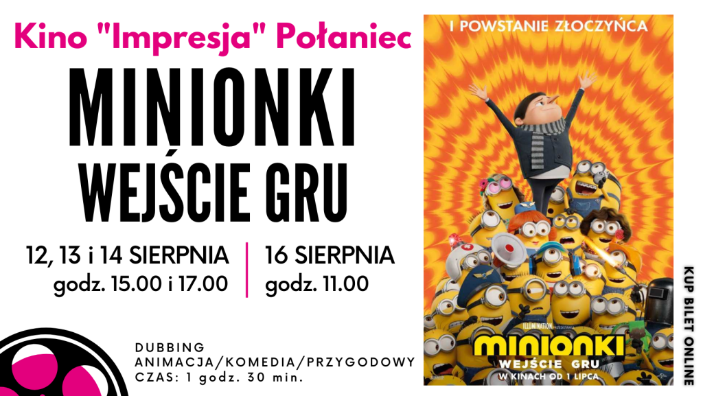 Plakat na Minionki