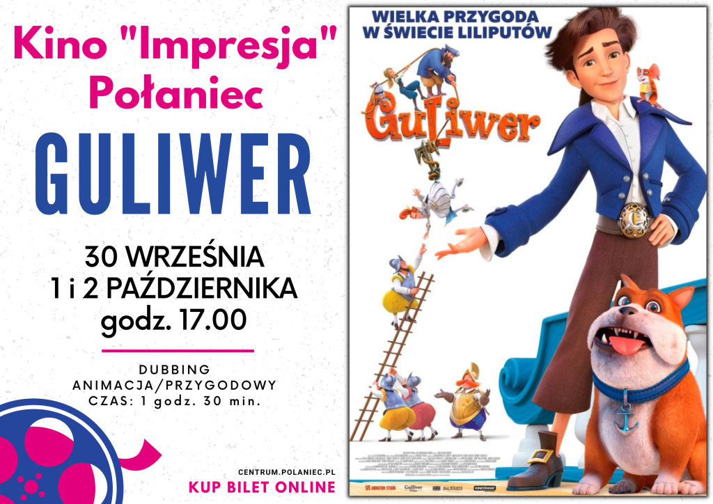 Plakat filmu "Guliwer"