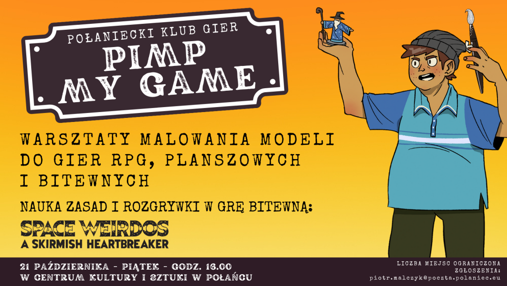 Plakat Malowanie modeli do gier RPG