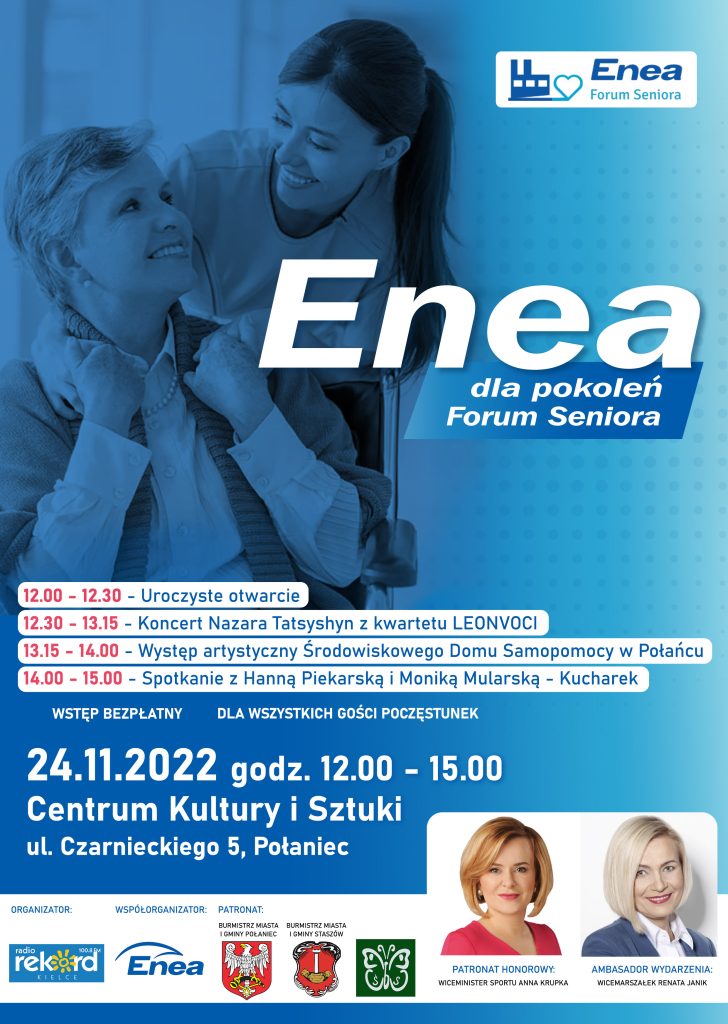 plakat Enea dla seniora