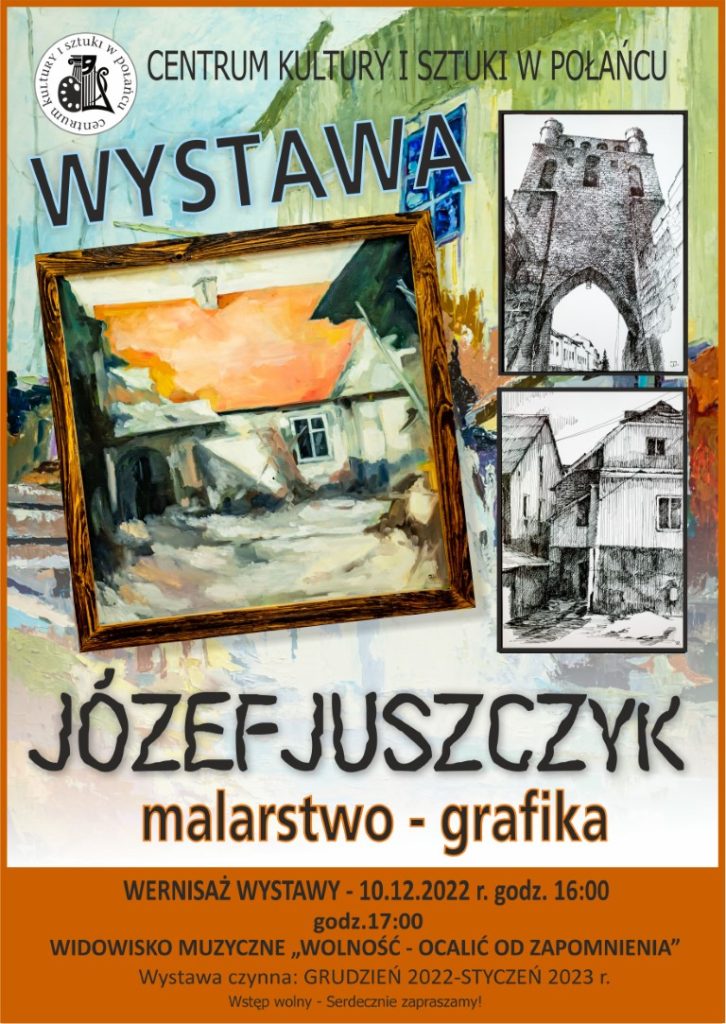 Plakat na wystawę J Juszczyka