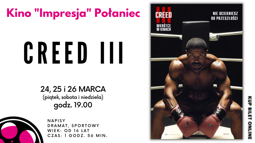 Plakat Połaniec " CREED III"