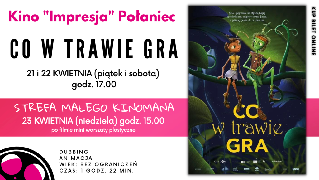 Plakat filmu "Co w trawie gra"