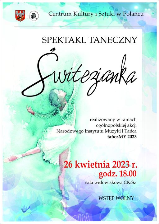 Spektakl Taneczny Switezianka Plakat CKiSz