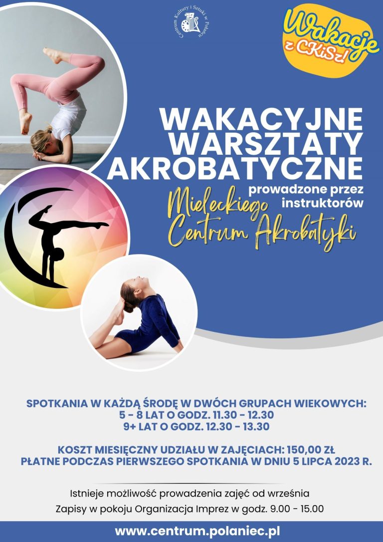 Akrobatyka Plakat CKiSz
