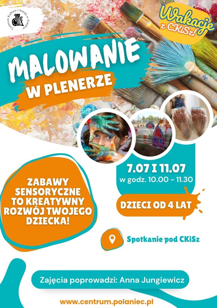 MALOWANIE W PLENERZE w CKiSz w Połańcu