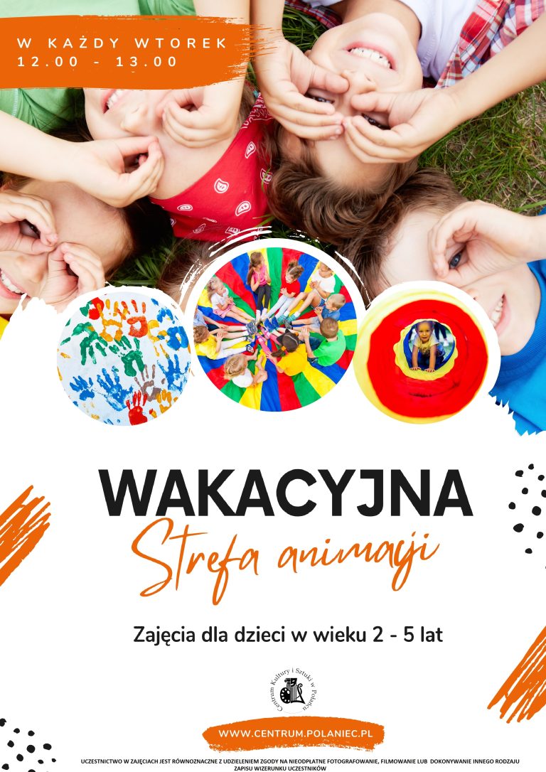 Plakat CKiSz Strefa animacji