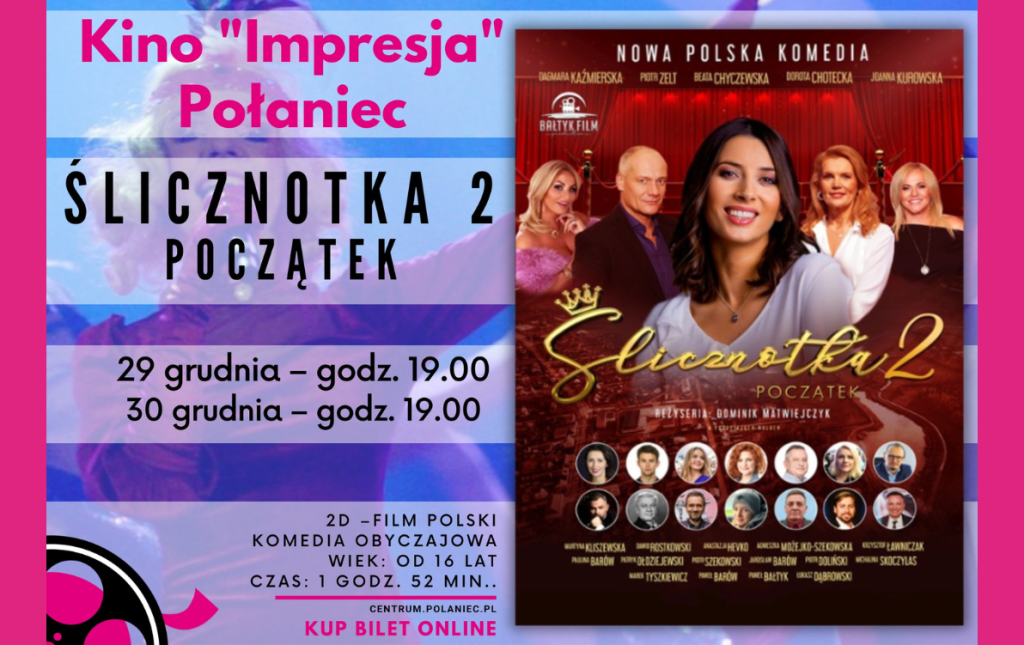 Plakat promujący film "Ślicznotka 2"